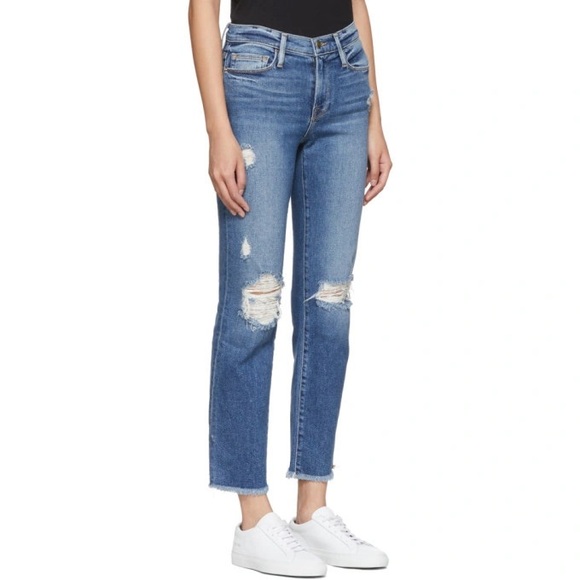 Frame Denim Le Nouveau Straight in Sackett - Picture 5 of 15